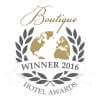 Winner Boutique hotel awards 2016