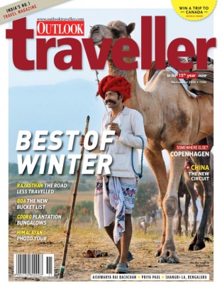 Outlook Traveller Magazine cover photo